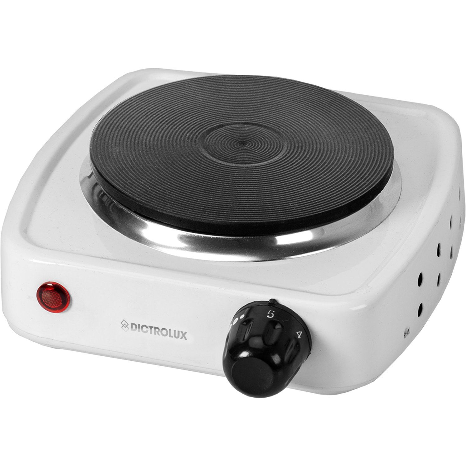 DICTROLUX - Fornello Elettrico con piastra in ghisa 500 Watt